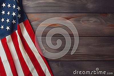 July 4th American Independance Day concept, Generative AI Stock Photo