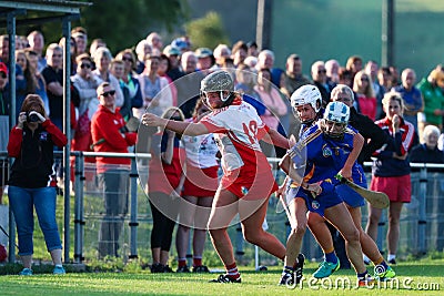 Molly Kelleher at the SE Systems Cork Camogie Senior Club Championship: St. Finbarrs v Ballygarvan Editorial Stock Photo