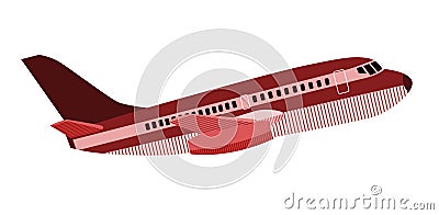 Jumbo jet plane Stock Photo
