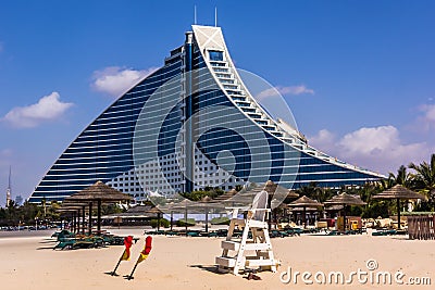 Jumeirah Beach Hotel Editorial Stock Photo