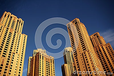 Jumeirah Beach Residence Stock Photo