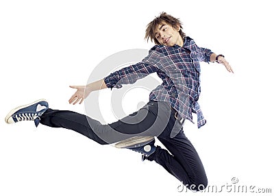 Jump Stock Photo