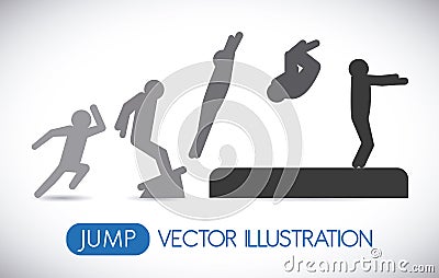 Jump design Vector Illustration