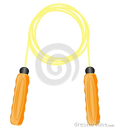 Jump rope for fitness vector illustration Vector Illustration