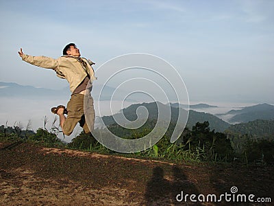 Jump up to Khao Phanoen Thung in Thailand. Stock Photo