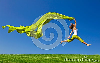 Jumping Stock Photo