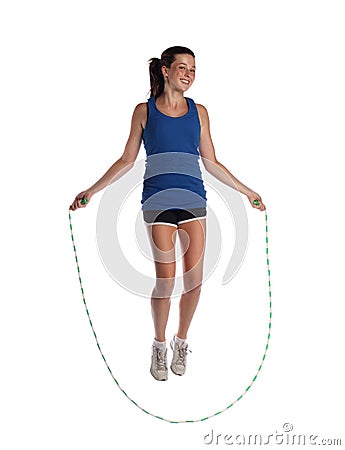 Jumping rope Stock Photo