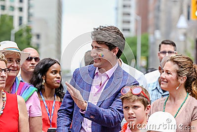 2018 TORONTO PRIDE PARADE. Editorial Stock Photo