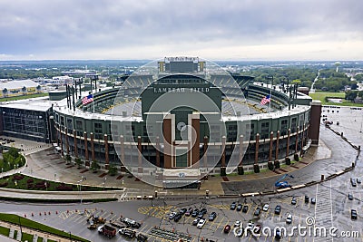 Historic Lambeau Field, Home of the Green Bay Pakers in Green Way, Wisconsin Editorial Stock Photo