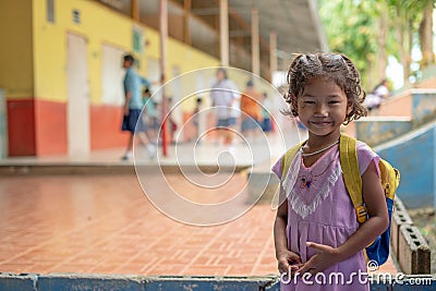 Karen children of Banbongtilang School Editorial Stock Photo