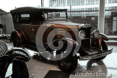 Front view of Chevrolet AC Open Tourer 1929. Editorial Stock Photo