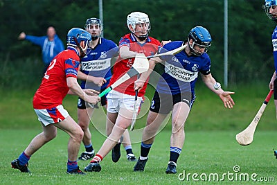 J. A. Hurling Championship: Erins Own VS Sarsfield Editorial Stock Photo