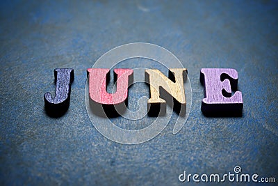 June word view Stock Photo