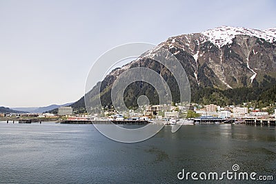 Juneau Alaska Stock Photo