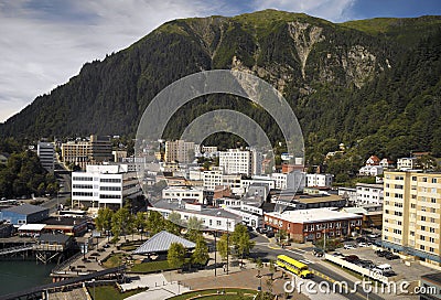 Juneau in Alaska - USA Editorial Stock Photo