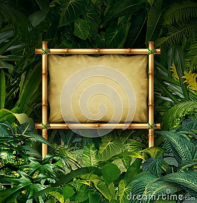 Jungle Sign Stock Photo