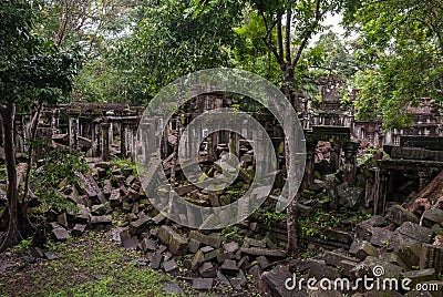 Jungle Temple Stock Photo