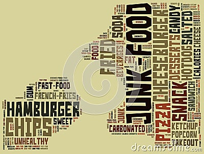 Junk food Stock Photo