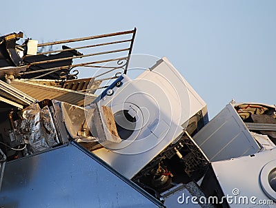 Junk pile Stock Photo