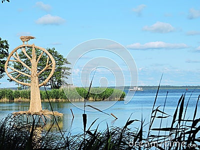 Juodkrante town Gintaro bay, Lithuania Stock Photo