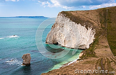 Jurassic Coast Cliffs Dorset England Stock Photo