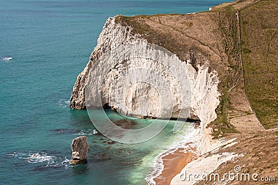 Jurassic Coast Cliffs Dorset England Stock Photo