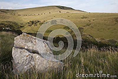 Jurassic Coast, Isle of Purbeck near Swanage, Dors Stock Photo