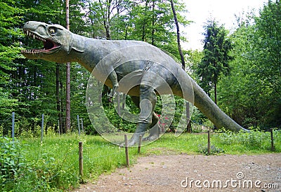 Jurassic Park - dinosaur monsters Editorial Stock Photo