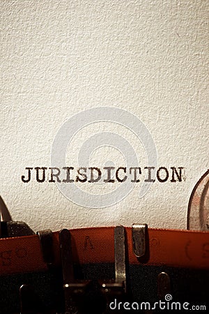 Jurisdiction concept view Stock Photo