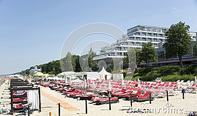 Jurmala, Latvia. Rest in the resort. Stock Photo