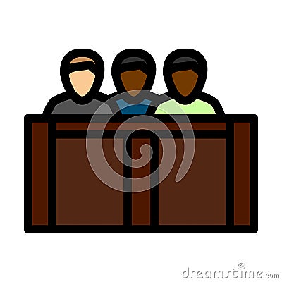 Jury Icon Vector Illustration