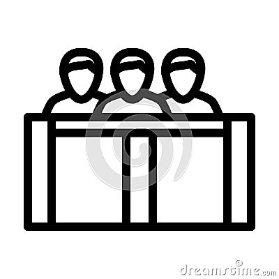 Jury Icon Vector Illustration