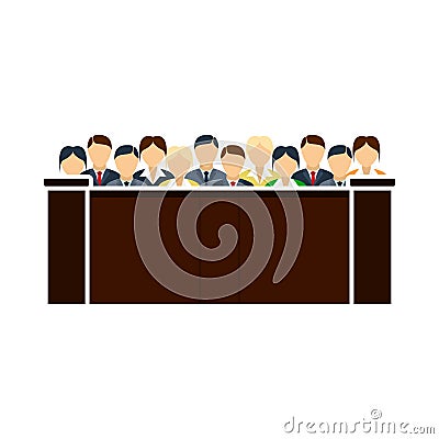 Jury Icon Vector Illustration