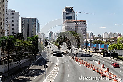 Juscelino Kubitschek Avenue Stock Photo