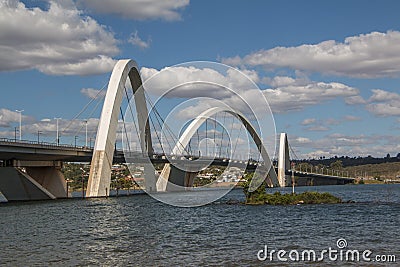 Juscelino Kubitschek bridge - Brasilia/DF Editorial Stock Photo