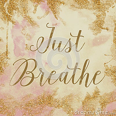 Just Breathe Stock Photo