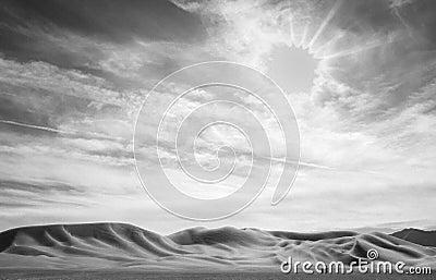 Eerie high noon. Editorial Stock Photo