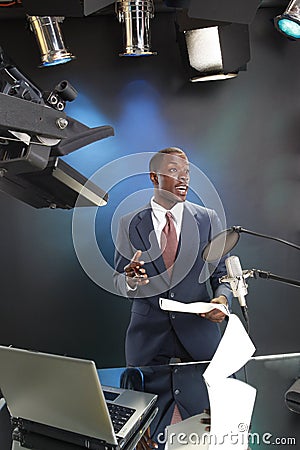 Just in the news Stock Photo