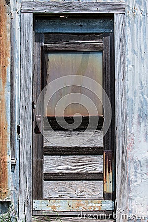 Just an old forgotten door Stock Photo
