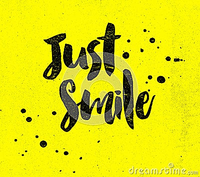 Just Smile Stock Photo