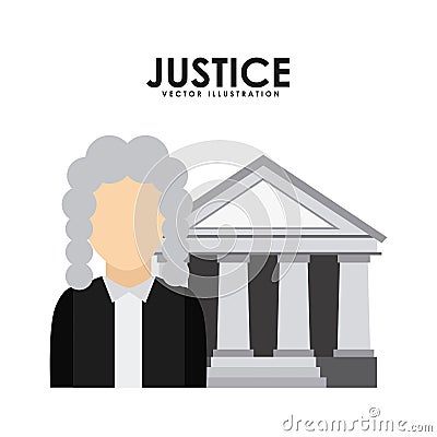 Justice design Vector Illustration