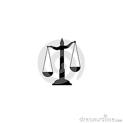 justice law Logo Template Vector Illustration