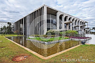 Justice Palace in Brasilia Brazil Stock Photo