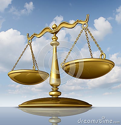 Justice Scale Stock Photo