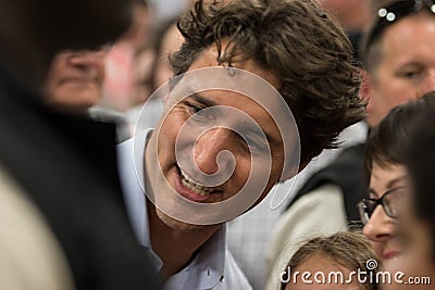 Prime Minister of Canada Justin Trudeau Editorial Stock Photo