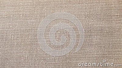 Jute hessian sackcloth canvas woven texture, pattern background in light brown color Stock Photo