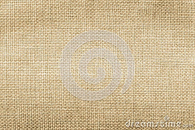 Jute hessian sackcloth natural burlap texture background in yellow gold brown color Stock Photo