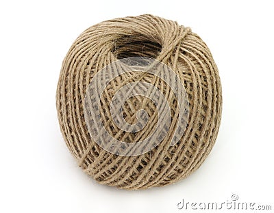 Jute twine Stock Photo