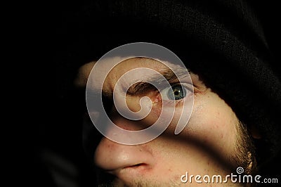 Juvenile criminal Stock Photo