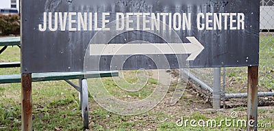 Juvenile Detention Center Stock Photo